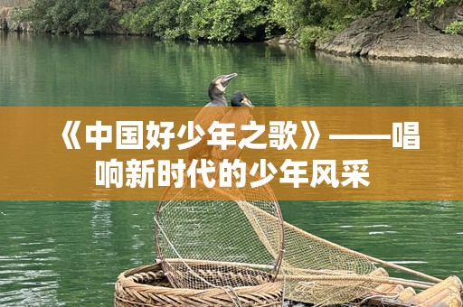 《中国好少年之歌》——唱响新时代的少年风采