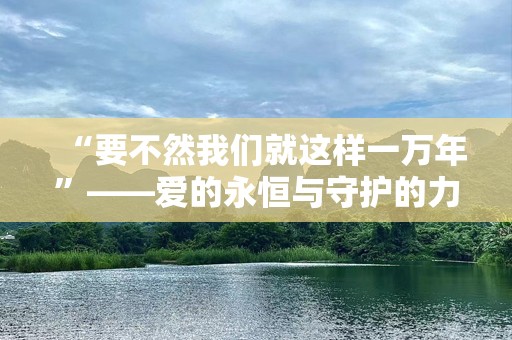 “要不然我们就这样一万年”——爱的永恒与守护的力量