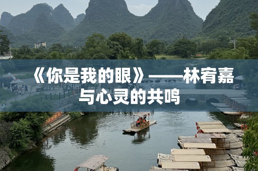 《你是我的眼》——林宥嘉与心灵的共鸣