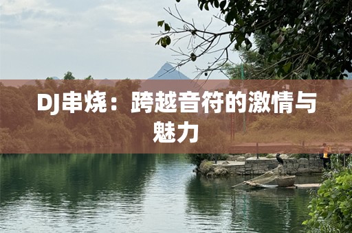 DJ串烧：跨越音符的***与魅力