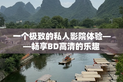 一个极致的私人影院体验——畅享BD高清的乐趣