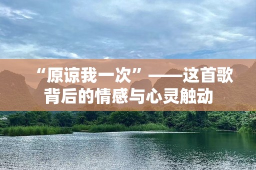 “原谅我一次”——这首歌背后的情感与心灵触动