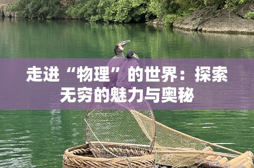 走进“物理”的世界：探索无穷的魅力与奥秘