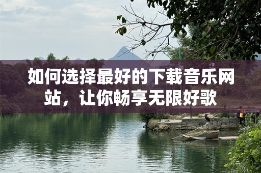 如何选择最好的下载音乐网站，让你畅享无限好歌