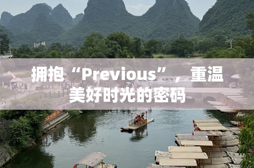 拥抱“Previous”，重温美好时光的密码