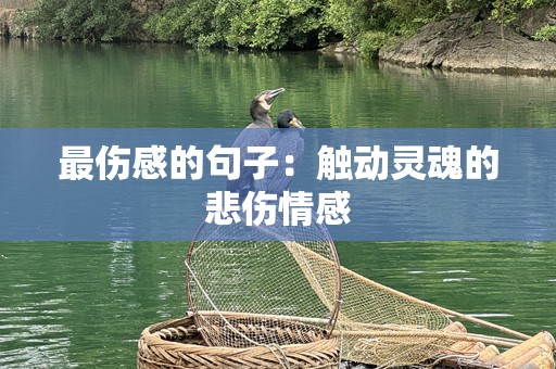 最伤感的句子：触动灵魂的悲伤情感