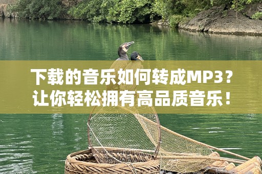 下载的音乐如何转成MP3？让你轻松拥有高品质音乐！