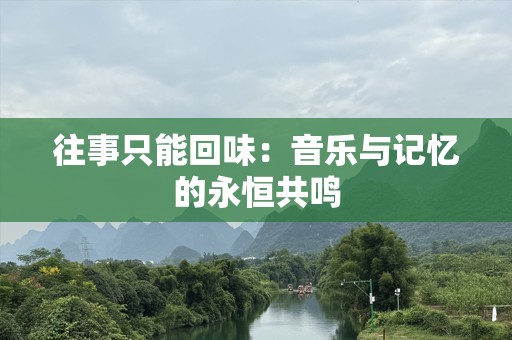 往事只能回味：音乐与记忆的永恒共鸣