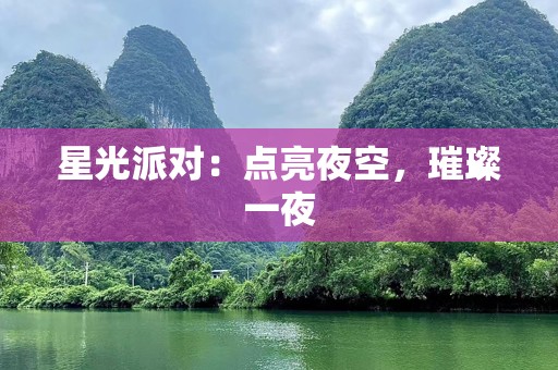 星光派对：点亮夜空，璀璨一夜