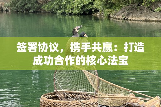 签署协议，携手共赢：打造成功合作的核心法宝