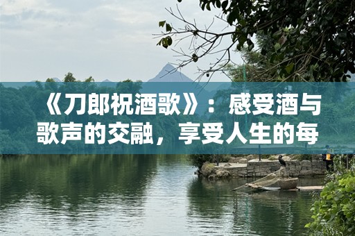 《刀郎祝酒歌》：感受酒与歌声的交融，享受人生的每一刻