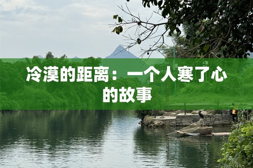 冷漠的距离：一个人寒了心的故事