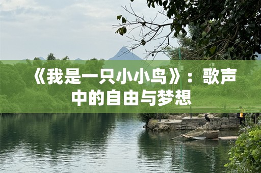 《我是一只小小鸟》：歌声中的自由与梦想