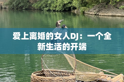 爱上离婚的女人DJ：一个全新生活的开端