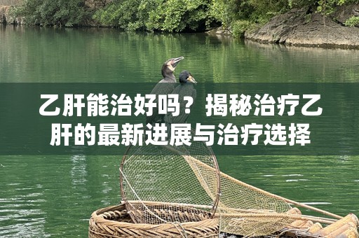 乙肝能治好吗？揭秘治疗乙肝的最新进展与治疗选择