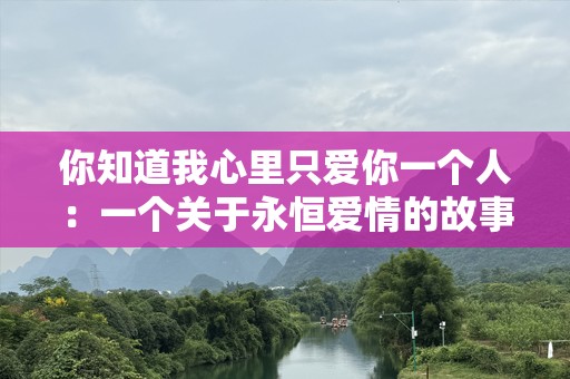 你知道我心里只爱你一个人：一个关于永恒爱情的故事
