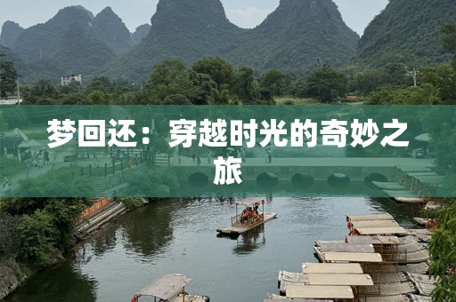 梦回还：穿越时光的奇妙之旅