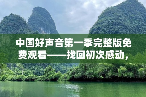 中国好声音第一季完整版免费观看——找回初次感动，尽享音乐盛宴