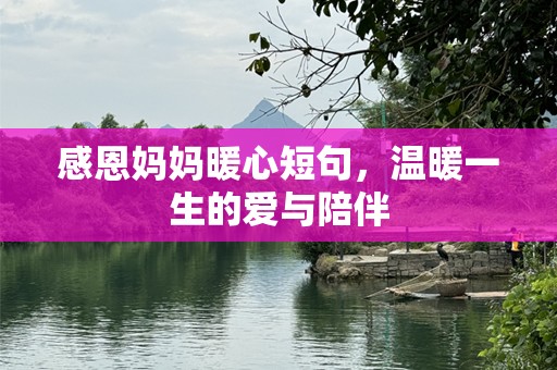 感恩妈妈暖心短句，温暖一生的爱与陪伴