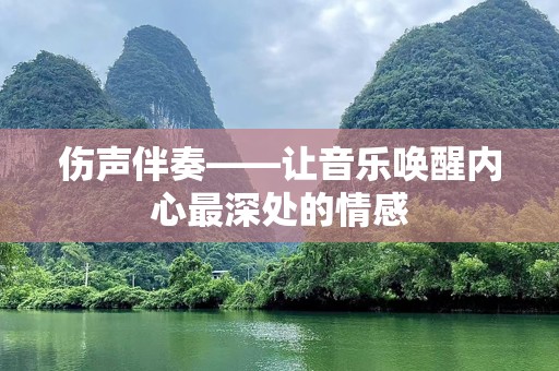 伤声伴奏——让音乐唤醒内心最深处的情感