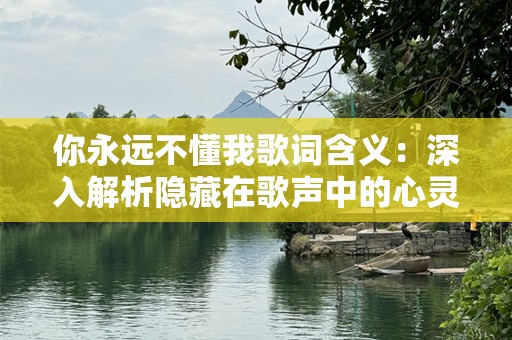 你永远不懂我歌词含义：深入解析隐藏在歌声中的心灵密码