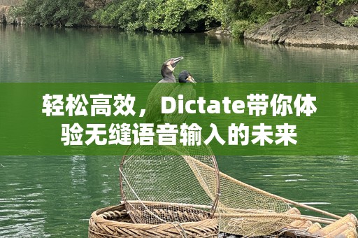 轻松高效，Dictate带你体验无缝语音输入的未来
