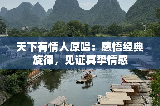 天下有情人原唱：感悟经典旋律，见证真挚情感