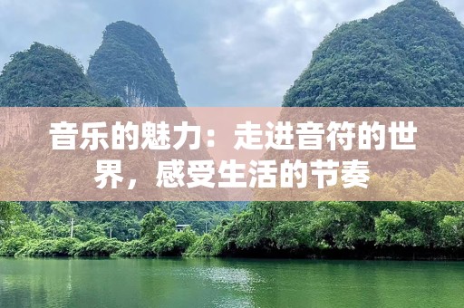 音乐的魅力：走进音符的世界，感受生活的节奏