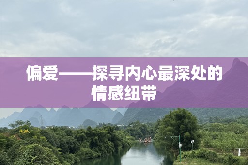 偏爱——探寻内心最深处的情感纽带