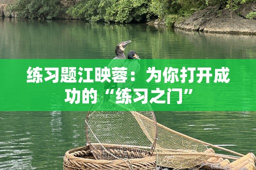 练习题江映蓉：为你打开成功的“练习之门”