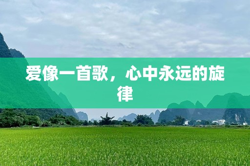 爱像一首歌，心中永远的旋律