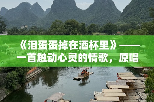 《泪蛋蛋掉在酒杯里》——一首触动心灵的情歌，原唱背后的故事
