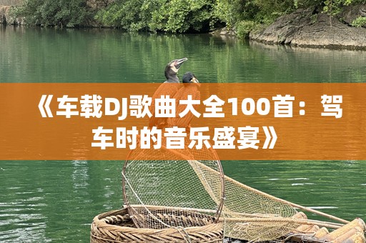 《车载DJ歌曲大全100首：驾车时的音乐盛宴》