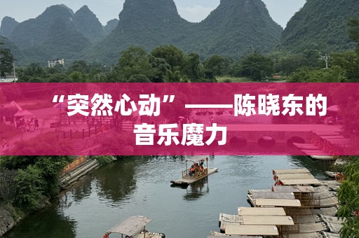 “突然心动”——陈晓东的音乐魔力