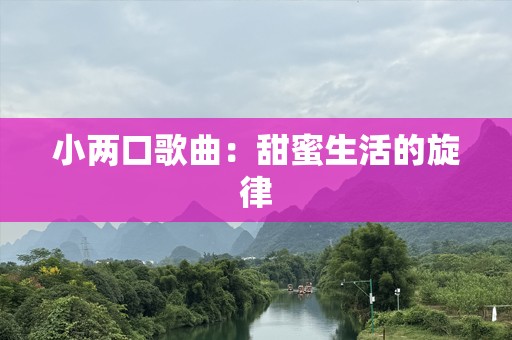 小两口歌曲：甜蜜生活的旋律
