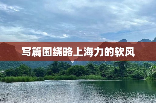 写篇围绕略上海力的软风
