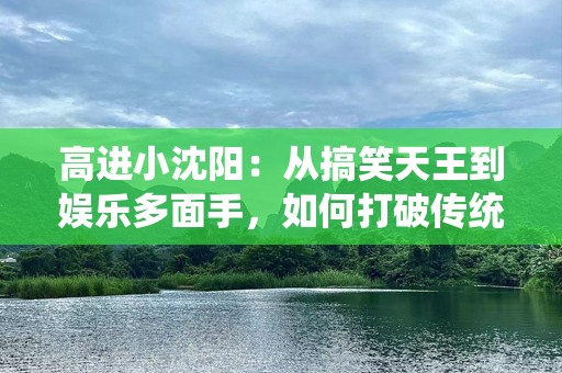 高进小沈阳：从搞笑天王到娱乐多面手，如何打破传统圈限，成就个人传奇