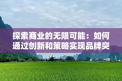 探索商业的无限可能：如何通过创新和策略实现品牌突破