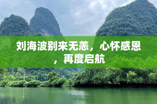 刘海波别来无恙，心怀感恩，再度启航
