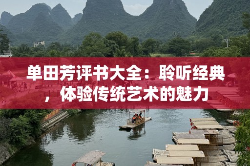 单田芳评书大全：聆听经典，体验传统艺术的魅力