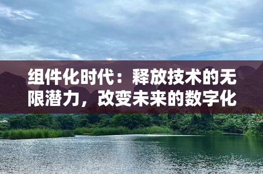 组件化时代：释放技术的无限潜力，改变未来的数字化进程