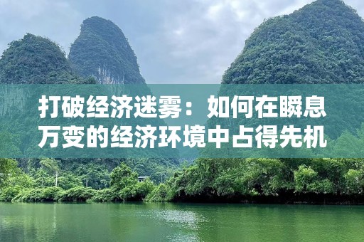 打破经济迷雾：如何在瞬息万变的经济环境中占得先机