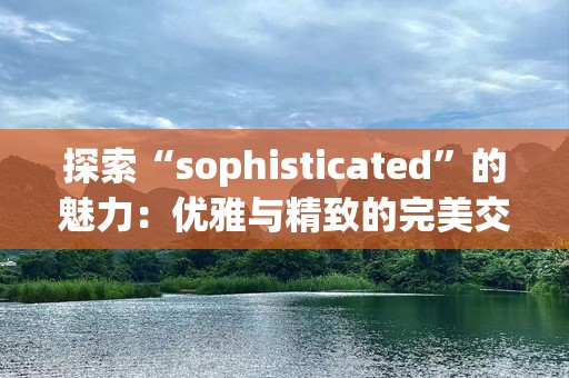 探索“sophisticated”的魅力：优雅与精致的完美交织
