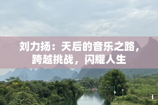 刘力扬：天后的音乐之路，跨越挑战，闪耀人生