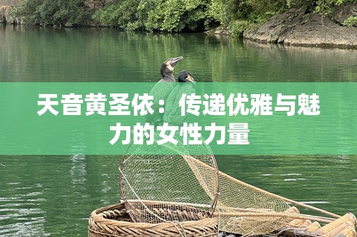 天音黄圣依：传递优雅与魅力的女性力量