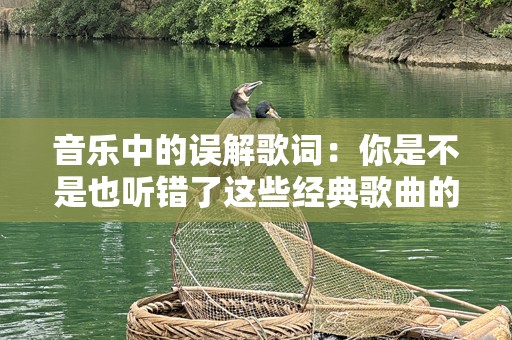 音乐中的误解歌词：你是不是也听错了这些经典歌曲的歌词？