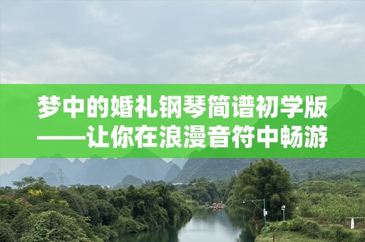 梦中的婚礼钢琴简谱初学版——让你在浪漫音符中畅游