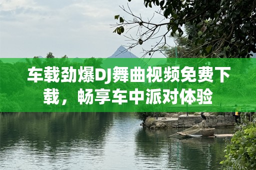 车载劲爆DJ舞曲视频免费下载，畅享车中派对体验