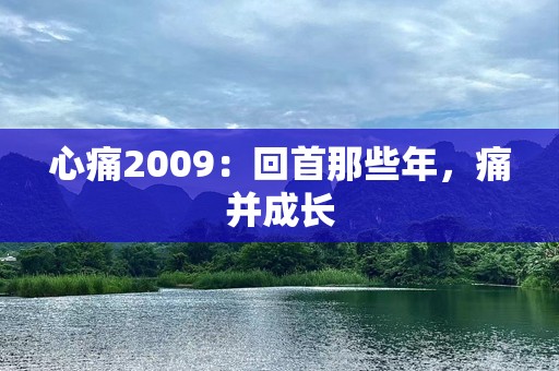 心痛2009：回首那些年，痛并成长