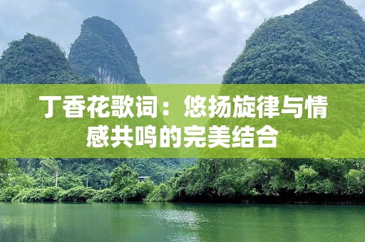 丁香花歌词：悠扬旋律与情感共鸣的完美结合